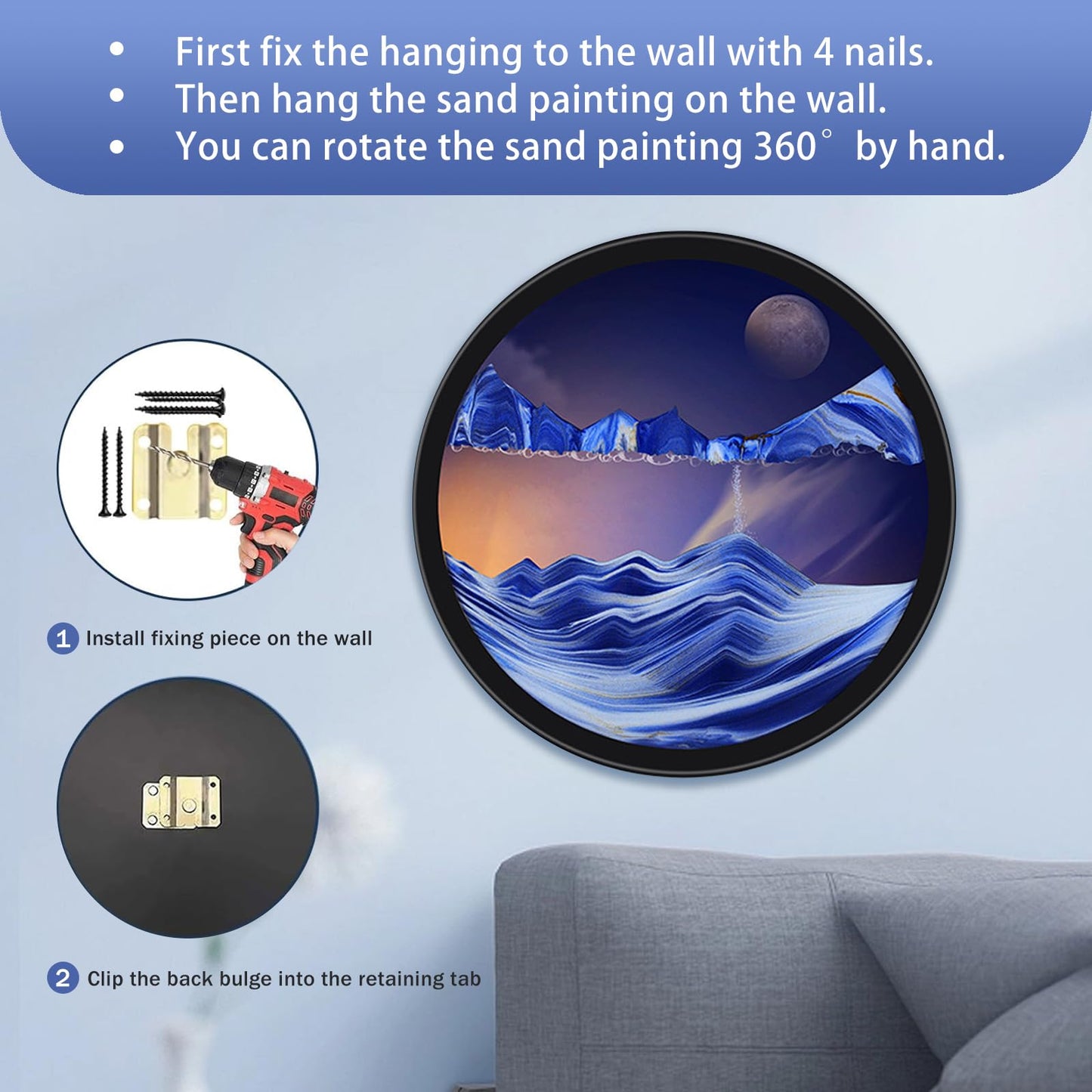 Sand Scape Wall Mount - THE MASTERPIECE