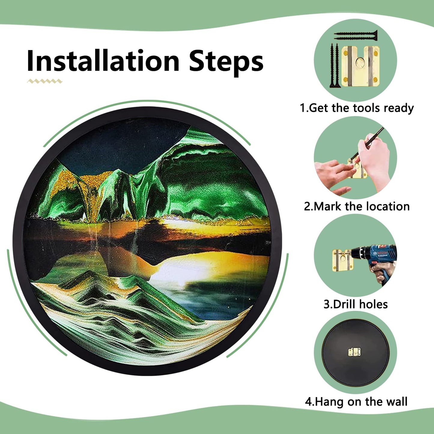 Sand Scape Wall Mount - THE MASTERPIECE