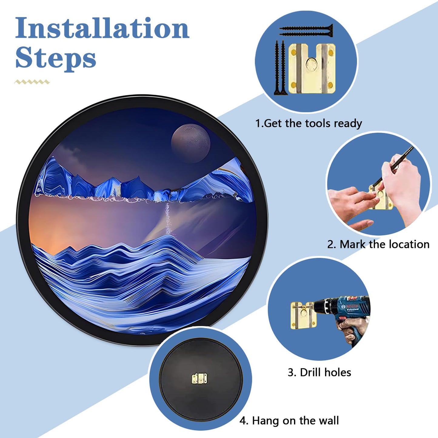 Sand Scape Wall Mount - THE MASTERPIECE